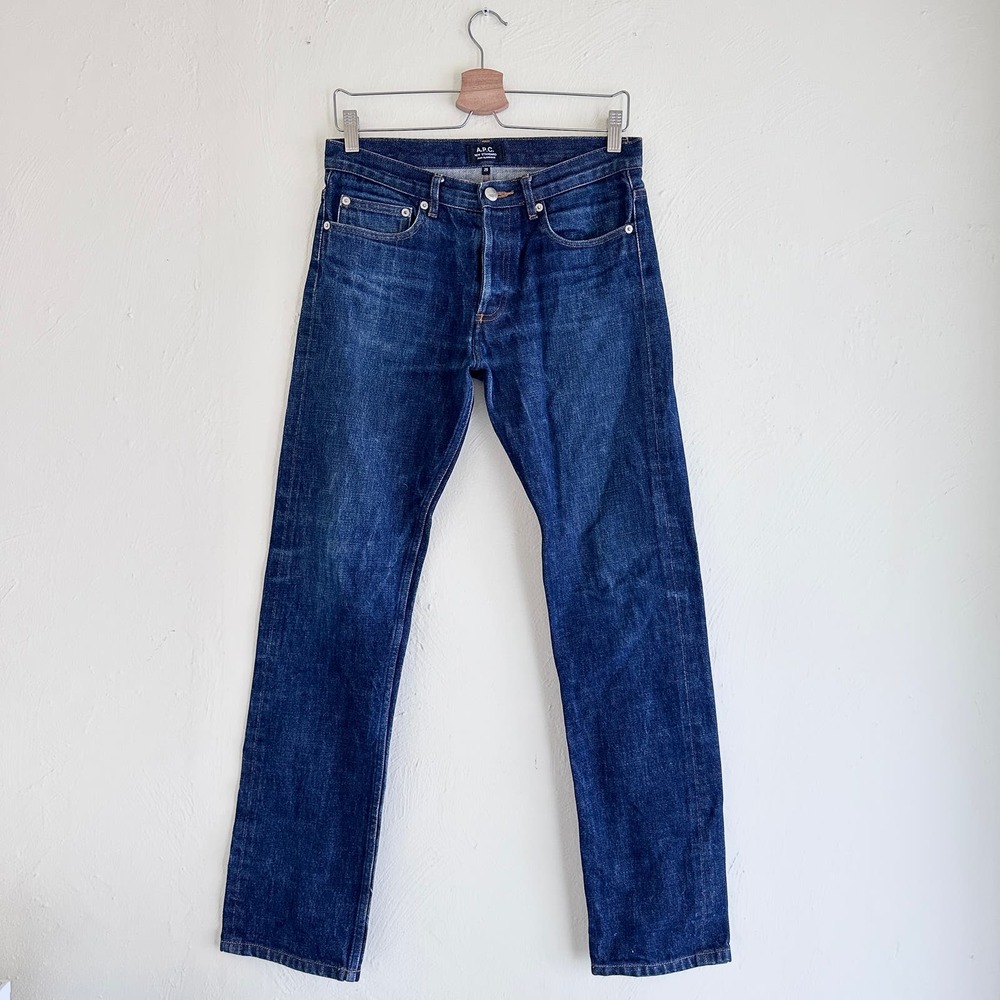 APC Men's Selvedge Raw Denim Indigo Jeans Sz 29